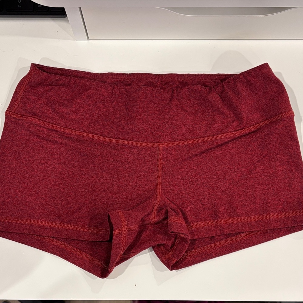 Fleo Red Athletic Shorts